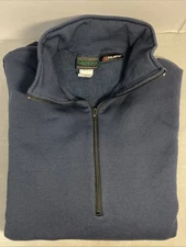 Kenyon Polartex Heavyweight Base Layer Thermal Top Made in USA 1/4 Zip Mens L