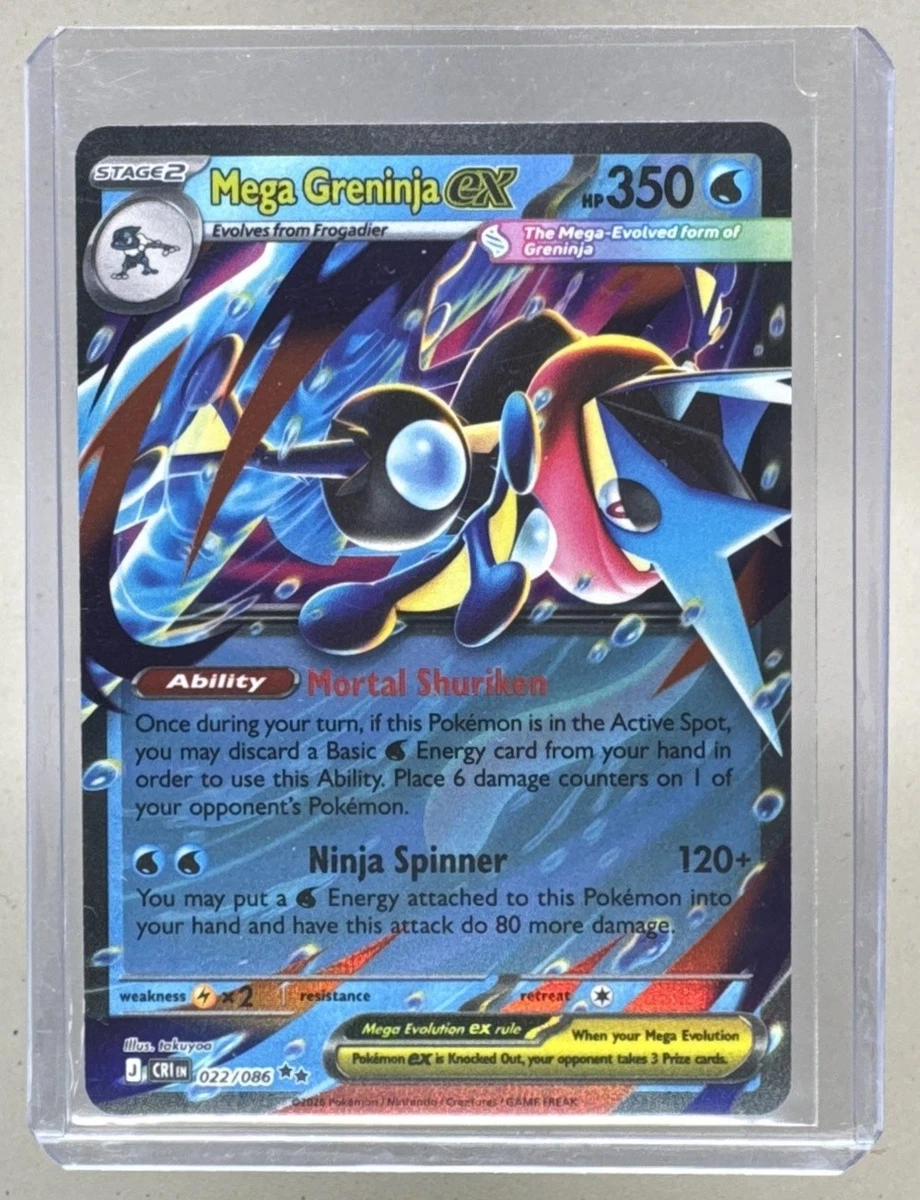 Greninja Ex Pokémon TCG Cards for sale | eBay