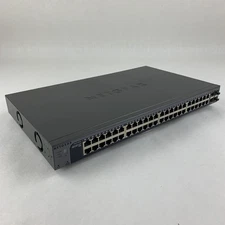 Netgear GS752TXS-V1H1 52 Port Smart Switch 10GB SFP Tested Reset