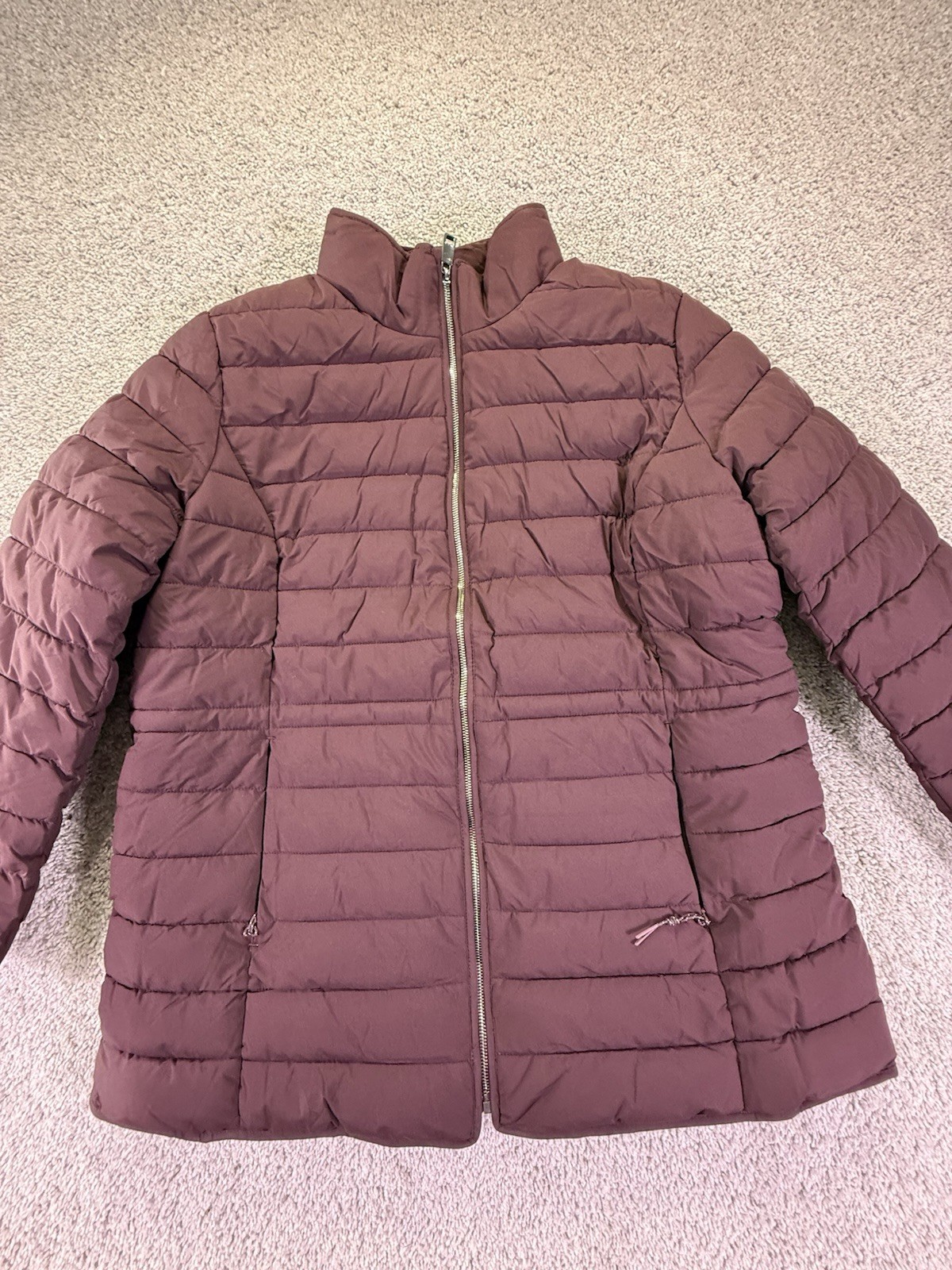 NWOT Nautica Women’s Puffer Jacket Size XL Burgundy