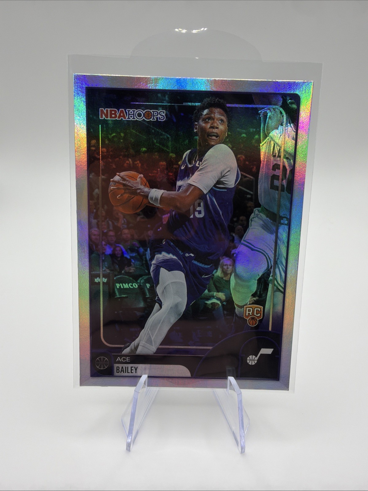 2026 Topps NBA HOOPS Basketball Refractor Ace Bailey RC #38