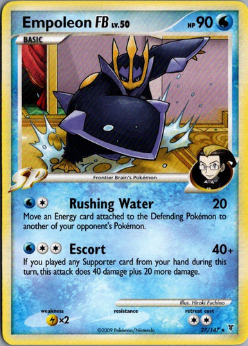 2009 Pokemon Supreme Victors Rare Empoleon FB 27/147