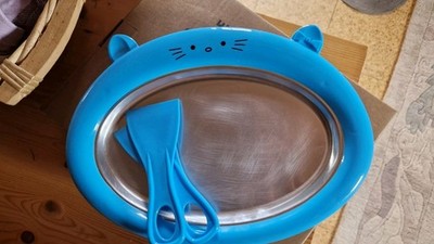 easy ice cream maker blue kitty design