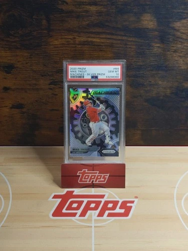 2020 Panini Prizm Mike Trout Star Machines Silver Prizm PSA 10 Gem Mint Low Pop