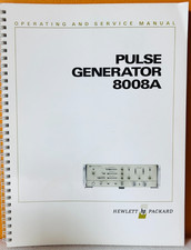 HP 08008-90002 1972 Model 8008A Pulse Generator Operating & Service Manual.