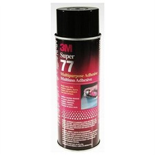 3m Super 77 Adhesive Spray - 13.57 Oz - 1each - Black 77L 