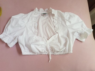 Country Line Dirndlbluse Gr. 42 weiß