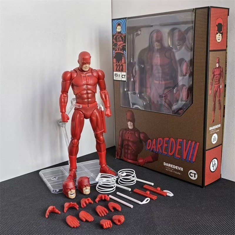 New CT Toys Daredevil Black & Red Mafex 223 Action Figure