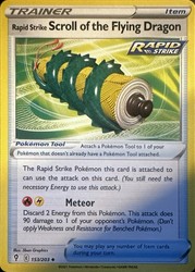Rapid Strike Scroll of the Flying Dragon 153/203 Evolving Skies