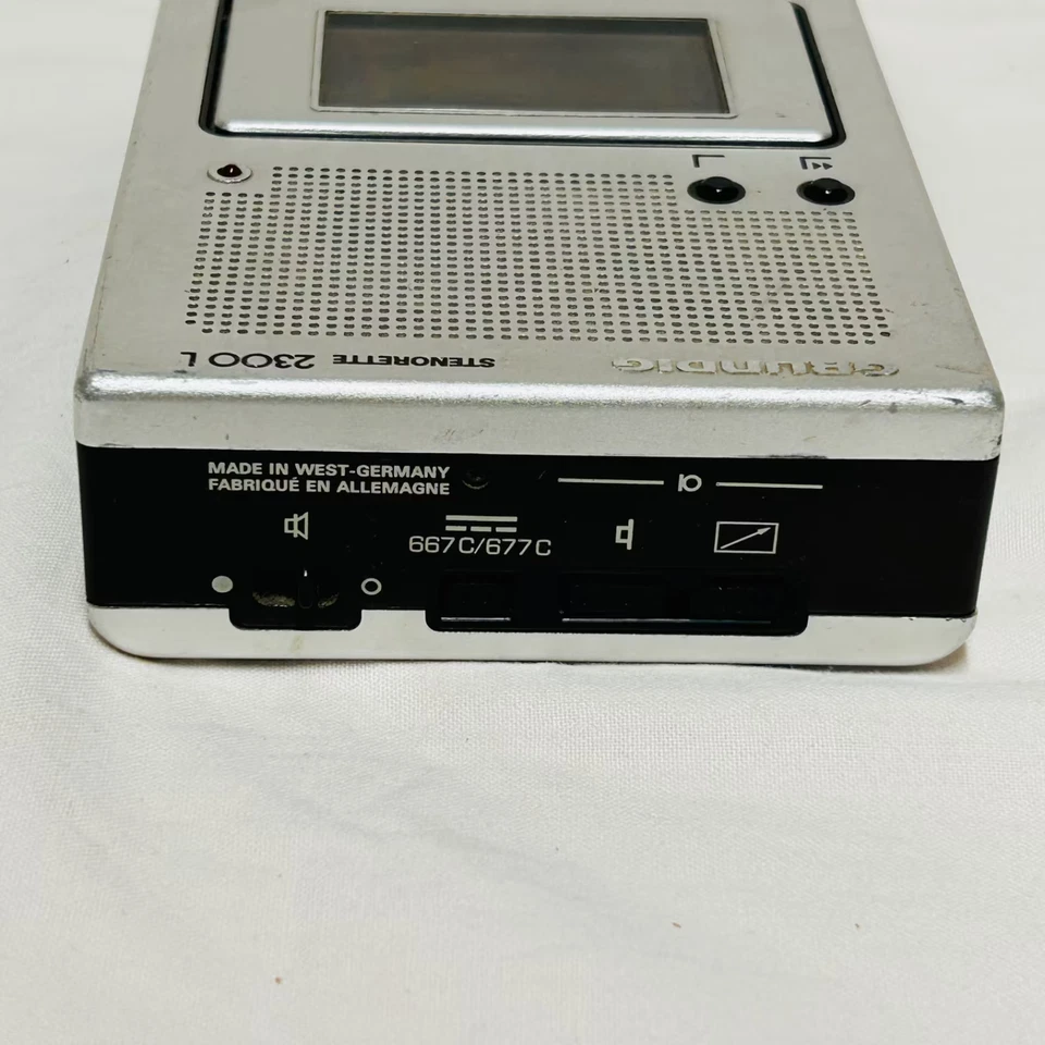 Grundig Stenorette 2300L Diktiergerät - ungetestet - Bild 3 von 4