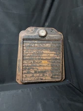 1920s Packard Motor Co. Car Winterfront Guard Adjustable Cold Air Vents Shutter