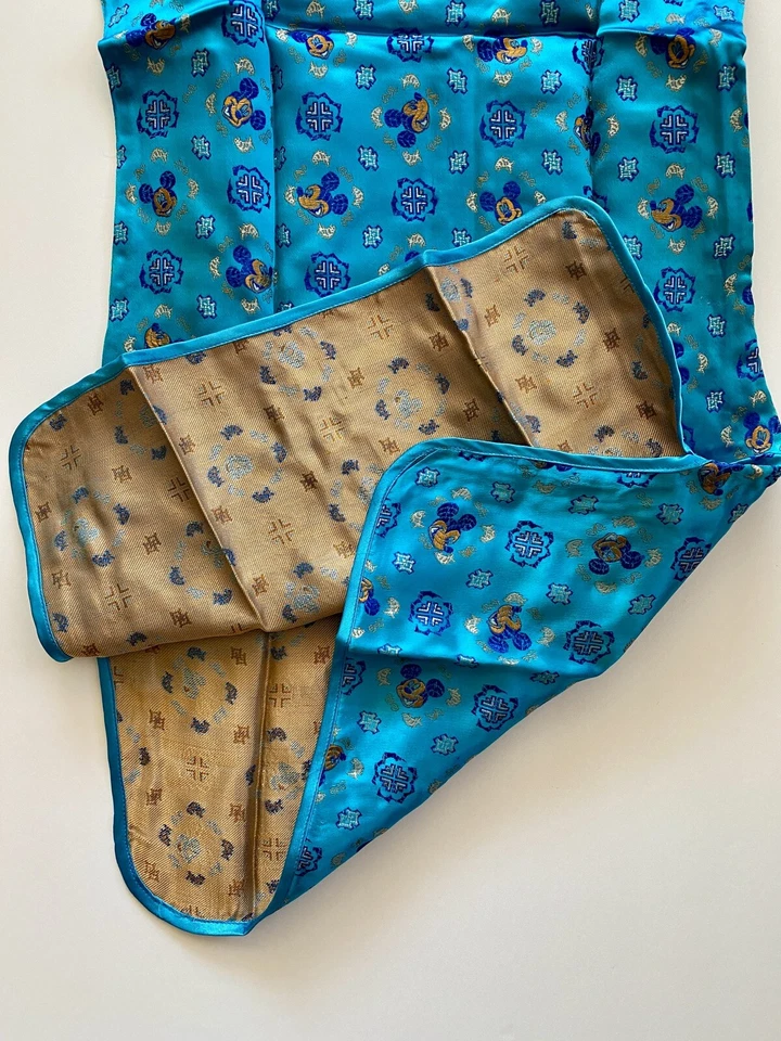 Girl Chinese Traditional QIPAO Costume New Year Short Sleeve Embroidered Dress M - Image 4 of 4