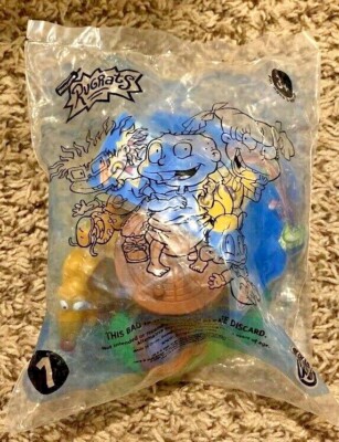 2000 NICKELODEON'S RUGRATS BURGER KING KIDS MEAL TOY TOWERING