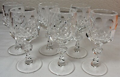 1 Nachtmann Alexandra Likör Schnaps m.Fuß Gläser Diamantgeschliffen Bleikristall