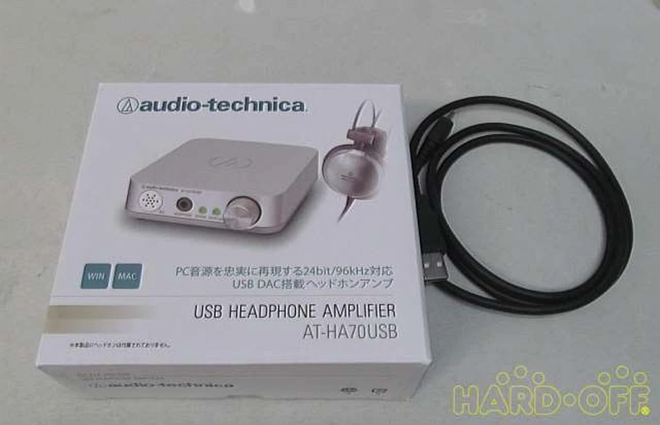 Audio-Technica AT-HA70USB Headphone Amplifier Good Condition Used w/Manual - Image 4 of 4