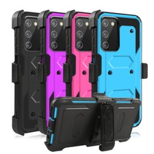 For Samsung Galaxy A03S A33 A53 A73 Case Shockproof With Stand Belt Clip Cover