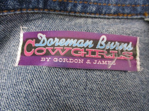 Doreman Burns COWGIRLS by Gordon & James Denim Jeansjacke - M Bandana Art - Bild 6 von 9
