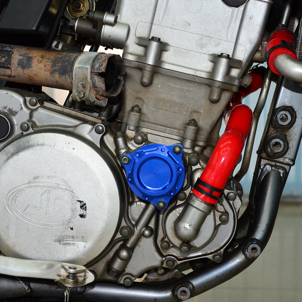CNC Engine Oil Filter Housing Cover For Suzuki DRZ400 DRZ400E