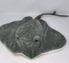 Adventure Planet Manta Ray Gray 16" Plush Stuffed Animal