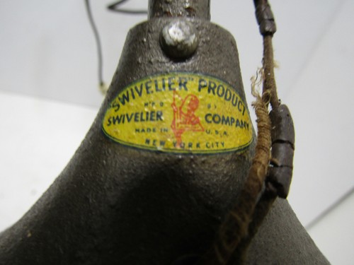 VINTAGE FORTUNE Industrial Bench Light WORKSHOP Cast Iron Base - Picture 2 of 7