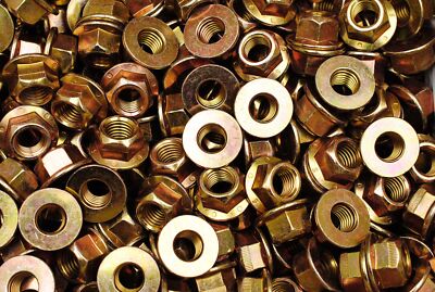 Dadi Crimpatura Redding Fasteners 10 Dadi Esagonali Con Cono Di Crimpatura Superiore 5/8-18 - Grado 8/C, Placcati In Zinco, Per Uso Pesante Dadi A Blocco Con Cono Di Crimpatura - Foto 14