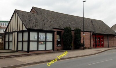 Photo 6x4 Mitcheldean Community Library Viewed across High Street. The ...
