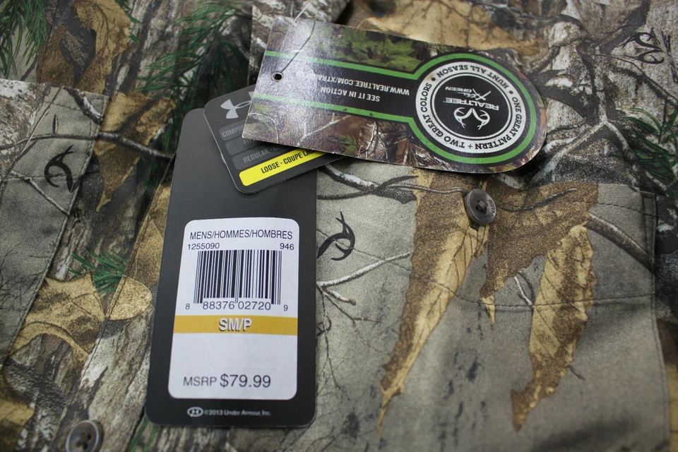 Under Armour Mens UA Chesapeake Realtree Xtra Camo Hunting LS Shirt NWT  S  $80 - Image 4 of 4