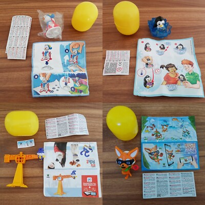 5x XXL Maxi Riesen Kinder Kinderüberraschung Ü-Ei Joy Surprise Spielfigur Figur