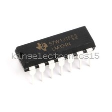 50 Pcs LM324N LM324 324 Low Power Quad Op-Amp IC TOP