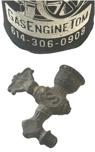 Valvola di scarico gallo per animali domestici in ottone Hit Miss modello S stufa a gas 1/8" e 3/8" NPT - Foto 1 di 9