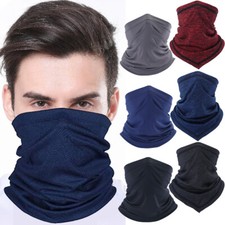 Summer Face Mask Sun Shield Neck Gaiter Cover Balaclava Bandana Mens Womens Kids