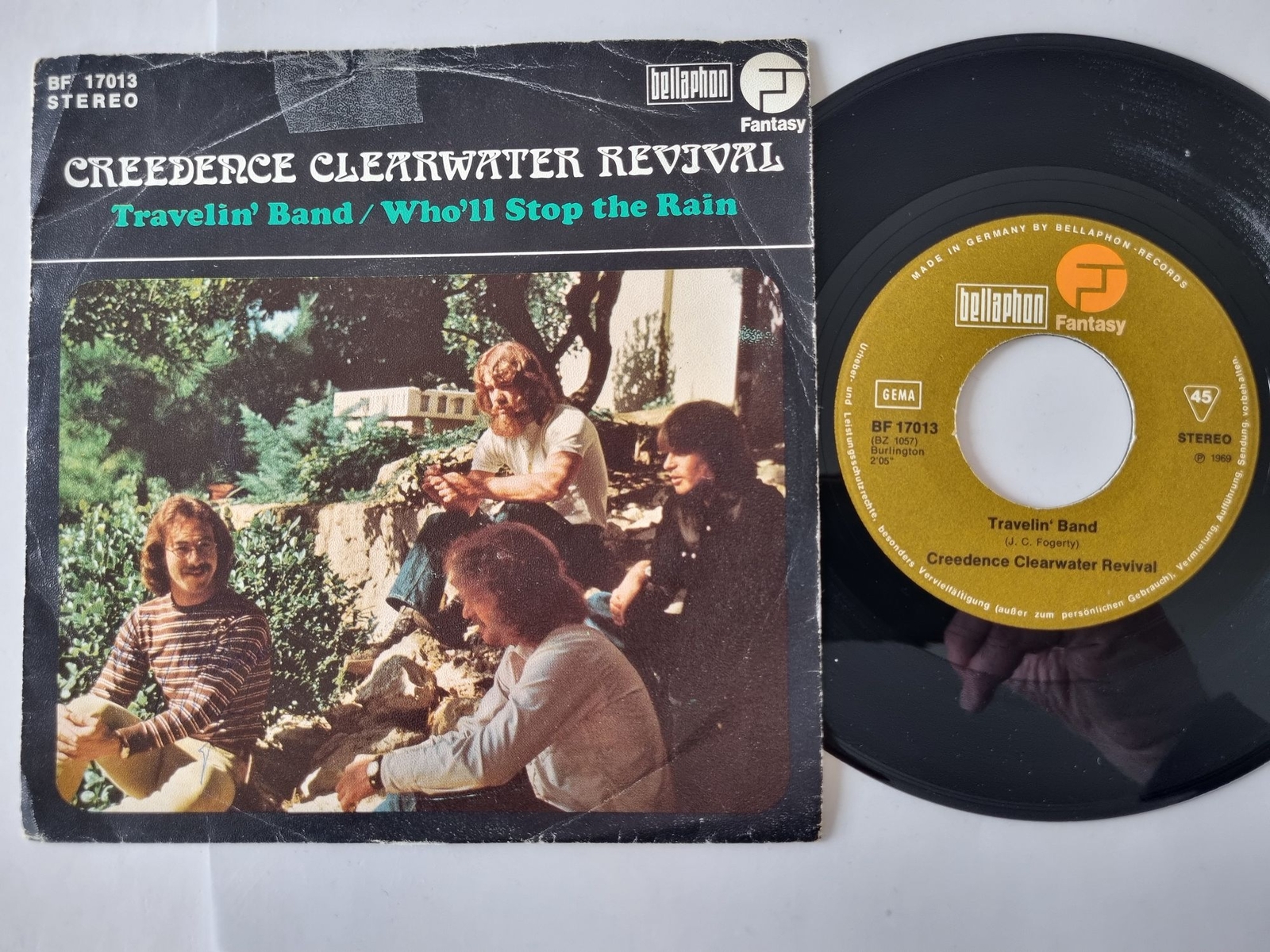 Creedence Clearwater Revival - Travelin' Band / Who'll Stop The Rain 7'' Vinyl