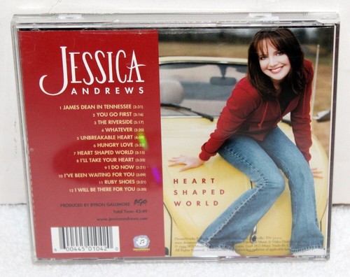 Jessica Andrews Heart Shaped World ~ 1999 DreamWorks DRMD-5010 Used CD VG++ - Picture 6 of 6