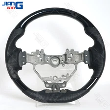 Piano Black Leather Steering Wheel Fit Lexus CT GS GSF IS250 350 RC RCF 13-25
