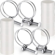 4 sztuki Podwójne klipsy do węża drucianego Regulowane zaciski węża ze stali nierdzewnej z 2 32