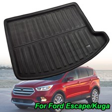 Rear Trunk Boot Mat Cargo Liner Floor Tray Carpet Guard For Ford Kuga II 2013-19