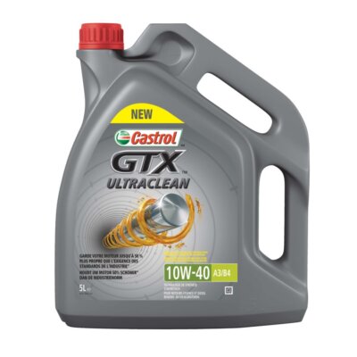Castrol Gtx Ultraclean 10W-40 A3/B4 Oil 5L