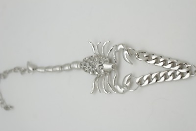 Bracelet Chaîne Western Cowboy Neuf Os Noir Argent États-Unis