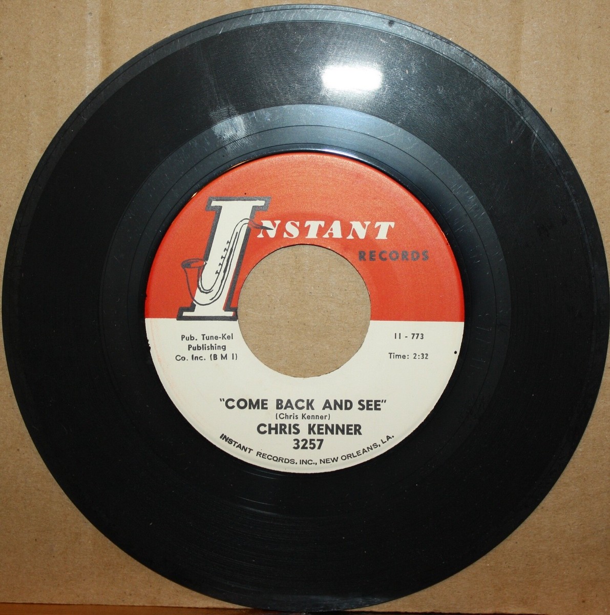 【R&B】 BACK DOE - COME AND SEE CHRIS KENNER Come Back And See GO THRU LIFE New Orleans R&B 45 on