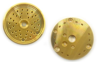 Decent Espresso Machine Brass Group Head v1.1 (shower holder + inner block)
