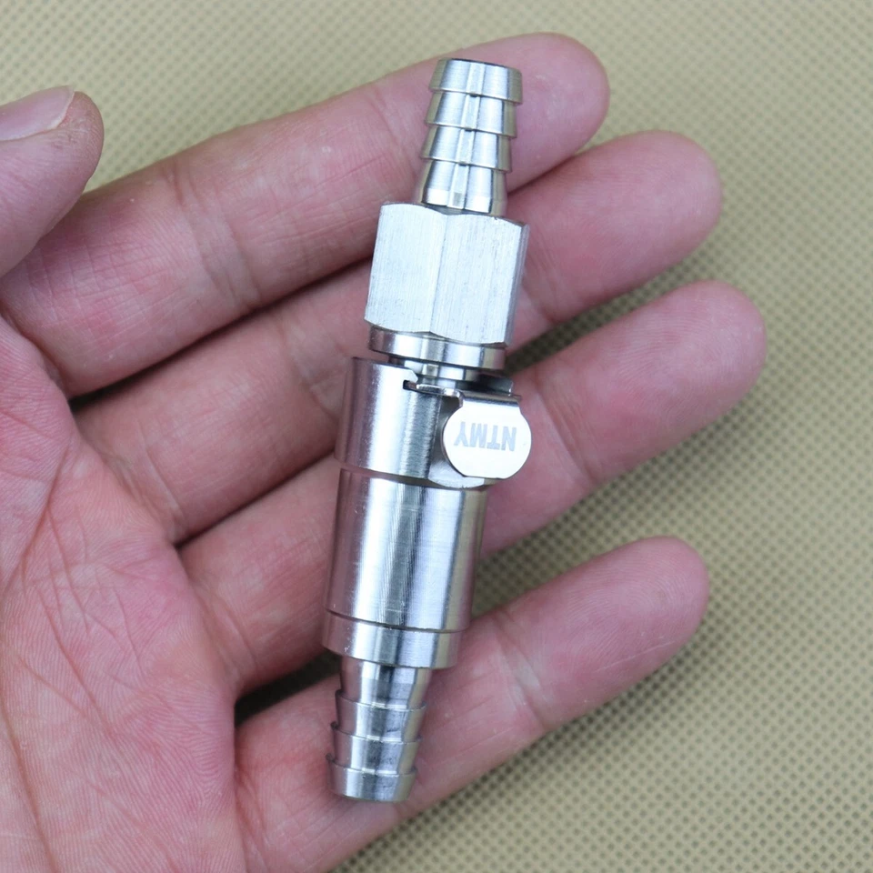 Honda VTX 1800 3/8" Gas Tank Fuel Line Quick Release Disconnect Coupling 1 pair - Image 2 of 4