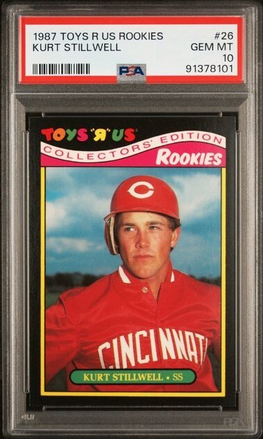 PSA 10💎POP 1 🪙1987 toys r us rookies kurt stillwell 🔥Extremely Rare