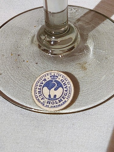 HOLMEGAARD Denmark Smoke Glass KLUK KLUK Decanter & (3) Cordials - Picture 6 of 7