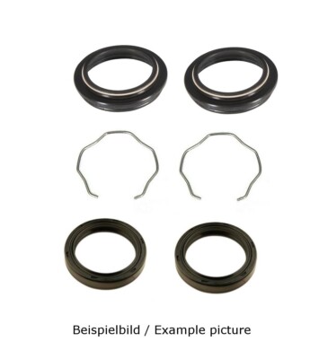 Kawasaki KLR 650 C 1995-2004 Simmerringe Gabel Sicherungsringe Staubkappen Set
