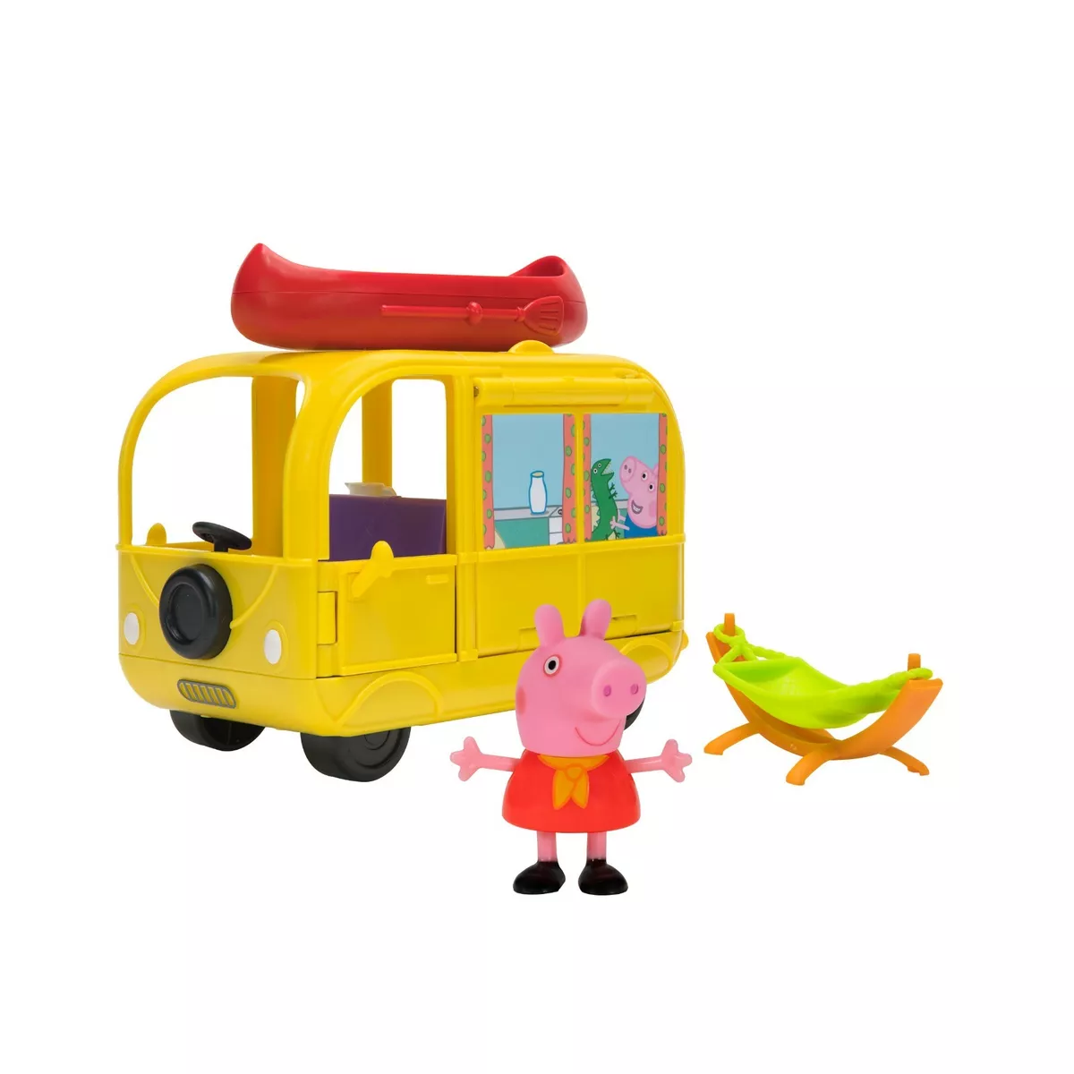 Peppa Pig Peppa s Play n Go Campervan Play Set with Canoe NEW