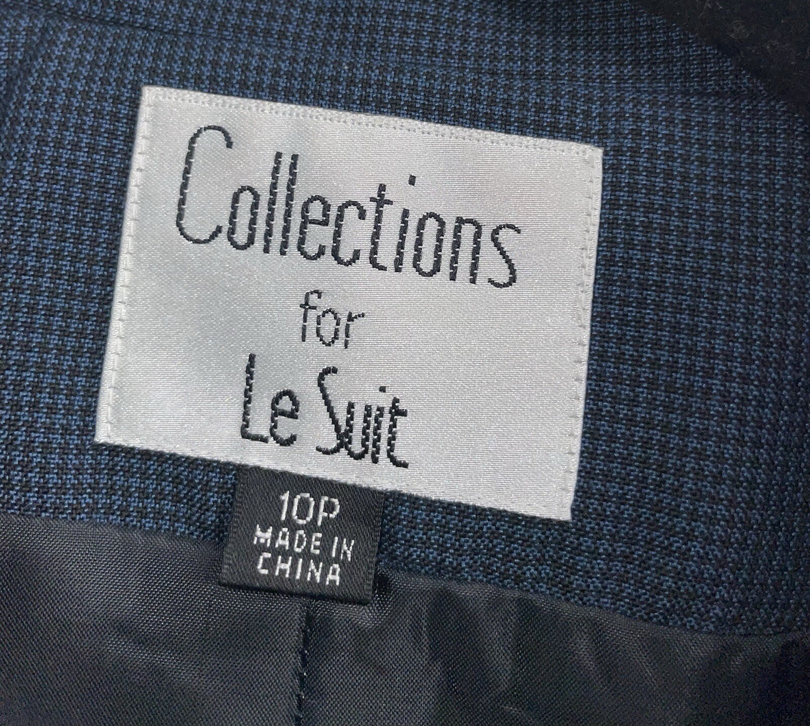 Collections for Le Suit Women’s Skirt Suit Business Size 10p Color Blue