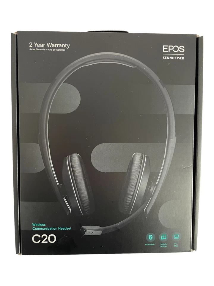EPOS Sennheiser Wireless Headset C20 -Noise Cancelling Mikrofon-Bluetooth®-NEU - Bild 2 von 4