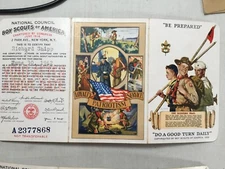 1942 Hay Springs Nebraska Explorer post 208 membership card BSA Paperwork