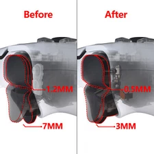 Clicky Hair Trigger Kit Shoulder Buttons for PS5 Controller BDM-010 & BDM-020