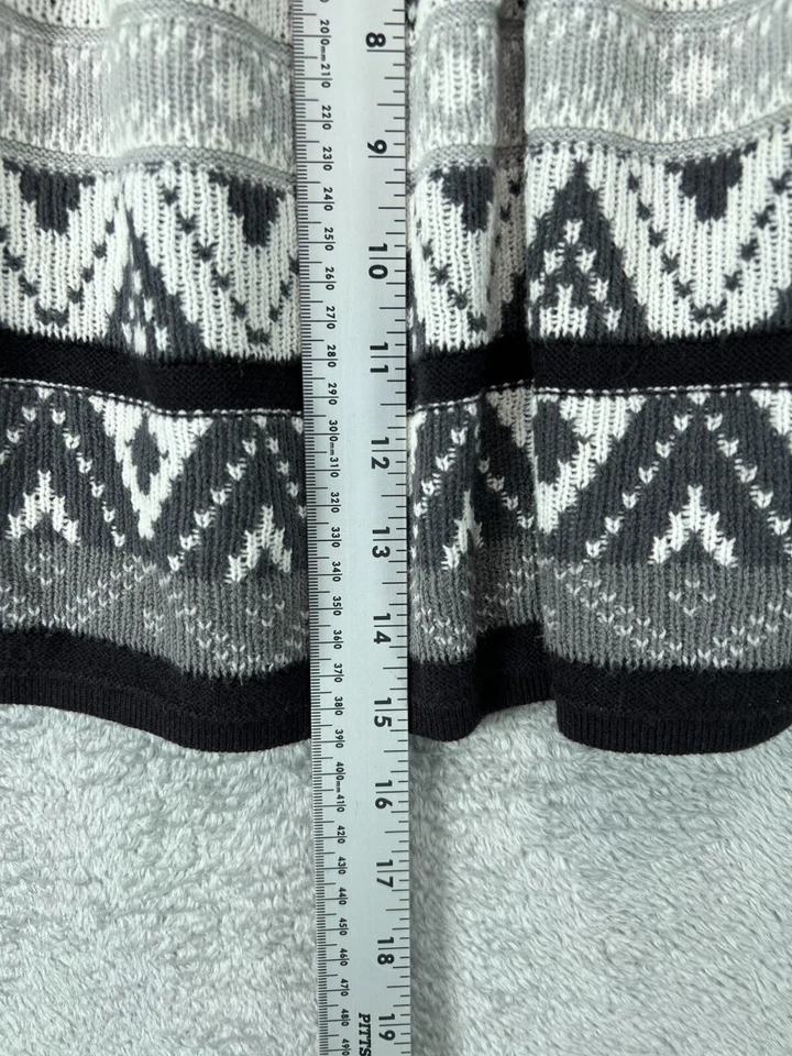 Girls Skirts Large 12 14 Teen Sweater Skirt Black Gray Fair Isle Knit Cato Girls - Image 4 of 4
